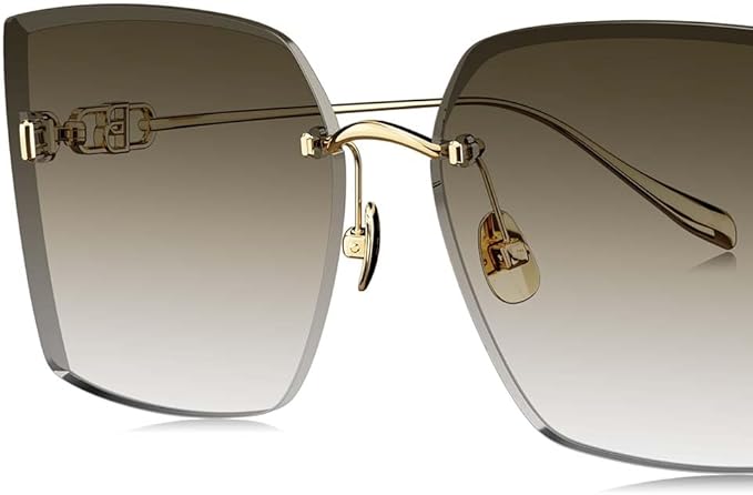 BOLON Women Trendy Elegant Oversized Square Sunglasses, Exclusive Eyewear Brand of EssilorLuxottica