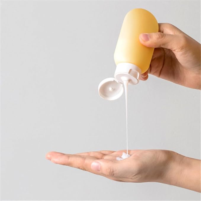 12 Pack Travel Bottles Set for Toiletries TSA Approved Travel Size Containers for Toiletries with Labels BPA Free Leakproof Squeezable Refillable Airplane Travel Accessories for Shampoo Conditioner