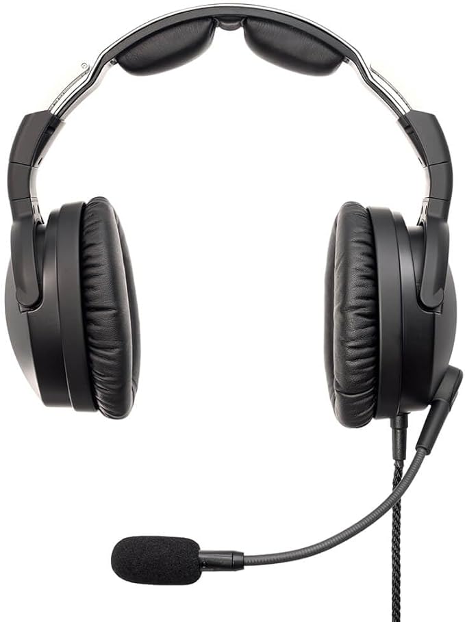 LIGHTSPEED Zulu 4 ANR Aviation Headset - with Dual Bluetooth and FrameFit™ Ear Seals (GA Dual Plugs)