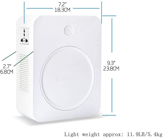 uyoyous 2000W Step Up 110V to 220V Voltage Converter Transformer Step Up Converter 110v/120V to 220V/240V Power Transformer for Europe Asian Korea Appliances Use in US Canada