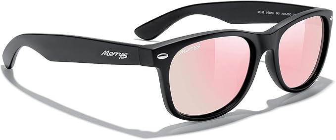 MERRY'S Polarized Unisex Shades Sunglasses for Men and Women Vintage Polarized Sun Glasses Mirror Lens