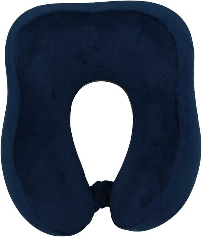 Hump Ultra-Soft Travel Pillow, High-end Memory Foam Neck Pillow, Double Support for Neck, Head and Chin, 360° Ergonomic Design Full Neck wrap Pillow, Suitable for Office, Airplane and car