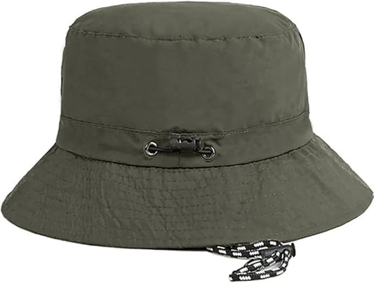 Waterproof Bucket Hat for Women and Men - UV Protection Beach Sun Hat Fishing Safari Boonie Hat Rain Hat Adjustable Packable