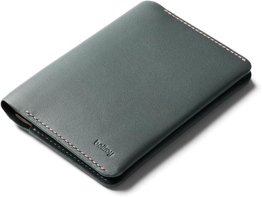 Bellroy Passport Cover (slimline travel wallet/pouch with card slots and space for cash plus travel documents) - Everglade