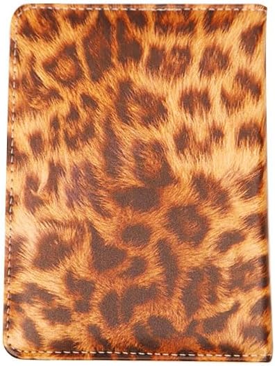 Passport Holder for Travel Essentials, Leopard Passport Cover Personalized Leather Wallet, Cheetah Print Passport Wallet Men Women Birthday Gift