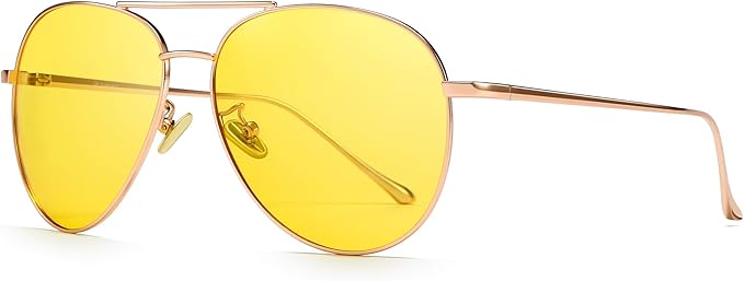 SUNGAIT Women's Lightweight Oversized Aviator Sunglasses - Classic Style Polarized Lens
