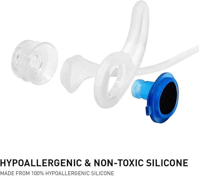 ADV. Eartune Aqua U Ear Plugs for Swimming – Waterproof Silicone Swimmers Ear Plugs for Adults, Men & Women, Universal Fit with Lanyard, Blocks Water but Lets Sound in, Ideal for Pool and Surfing