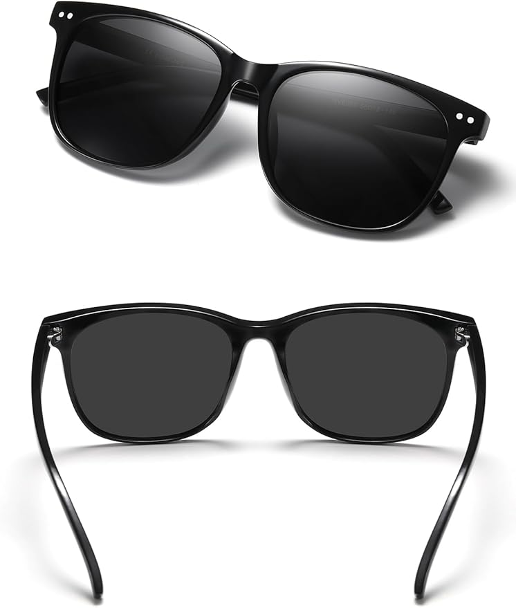 Wzerry Sunglasses for Women Polarized, Sun Glasses Vintage Style Trendy Round UV400 Protection Lens