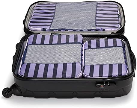 TravelWise Packing Cubes, Navy Stripes, Set (5262370)