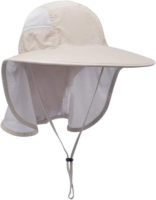 Unisex Outdoor Activities UV Protecting Sun Hats with Neck Flap