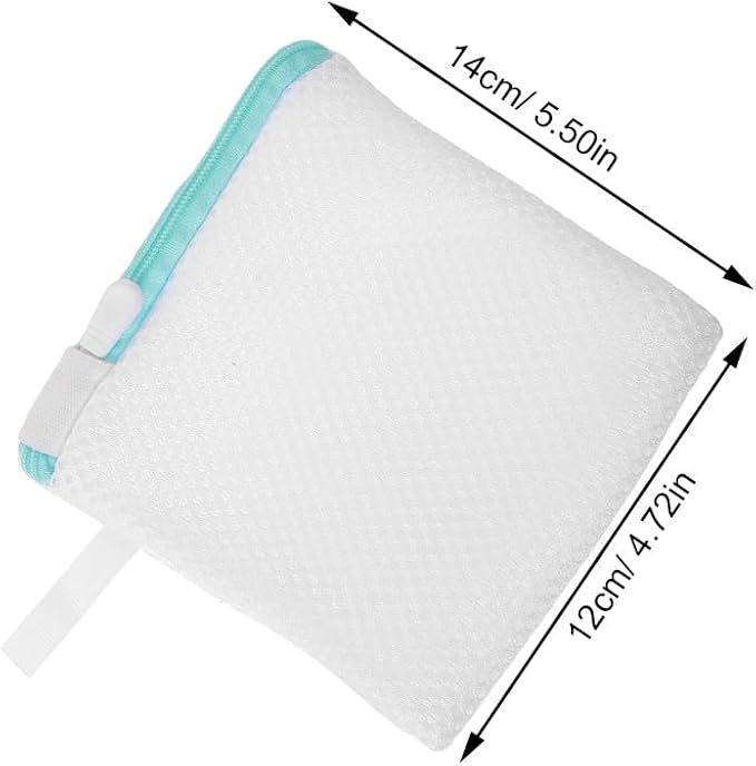 ibasenice 6pcs Laundry Bag for Delicate - Mesh Laundry Wash Bag - Zippered Small Net 5.50X4.72" For Washing Machine Clothes Socks And Intimates