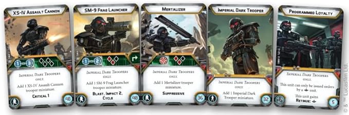 Asmodee Star Wars: Legion Imperial Dark Troopers Unit Expansion - Tabletop Miniatures Game, Strategy Game for Kids and Adults, Ages 14+, 2 Players, 3 Hour Playtime