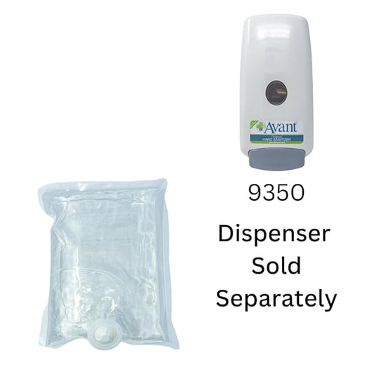 Avant® Original Gel Hand Sanitizer 1000ml pouch, case of 8 bulk refill…