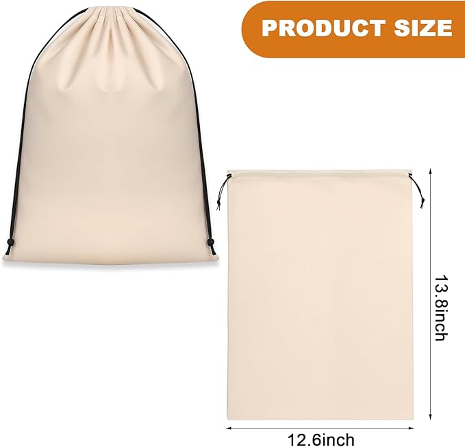 4 Pcs Shoe Travel Bags for Packing, 13.8" x 12.6" Perfect Shoe Bag for Men and Women for Travel