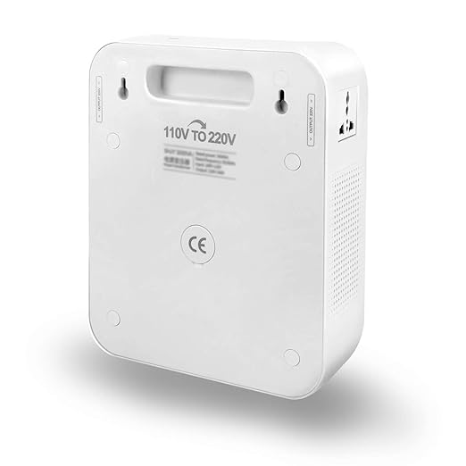 uyoyous 500W Step Up Voltage 110V to 220V Converter Heavy Duty Power Converter Transformer with Input Power Cable Step Up Transformer 110v to 220v for Using 220V Asia Euro Appliance in US