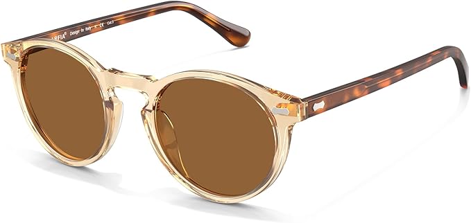 CARFIA Polarized Sunglasses for Women UV Protection Small Face Acetate Frame CA5288