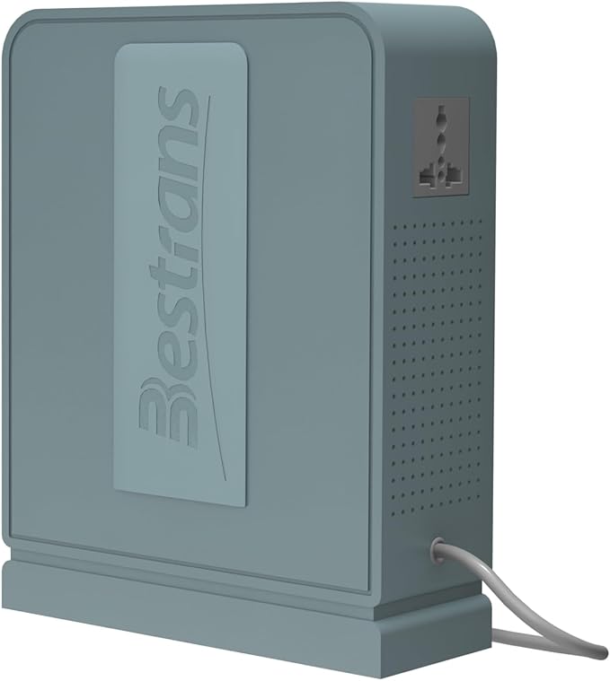 1000W Step Up Transformer 110v to 220v Converter, Heavy Duty Voltage Converter 110v to 220v with Dual Outlets, Overload Protection & Ultra-Quiet Design for Home Appliances, Grey Green