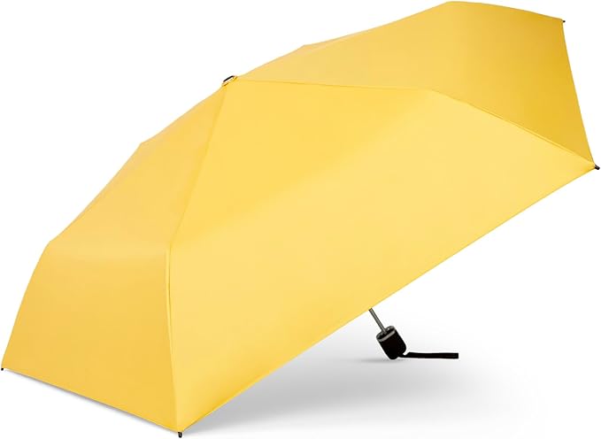 ShedRain Super-Slim Compact Travel Umbrella – Auto Open & Close Sun Protection Design, Lightweight Portable Wind-Resistant Model with UPF 50+ UV Block, 42" Arc & 10.5" Folded Size