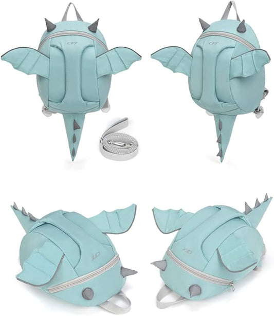 CFX Toddler Backpack Leash, Anti Lost Leash with Safety Handle, Attractive toddler harness (Dinosaur)