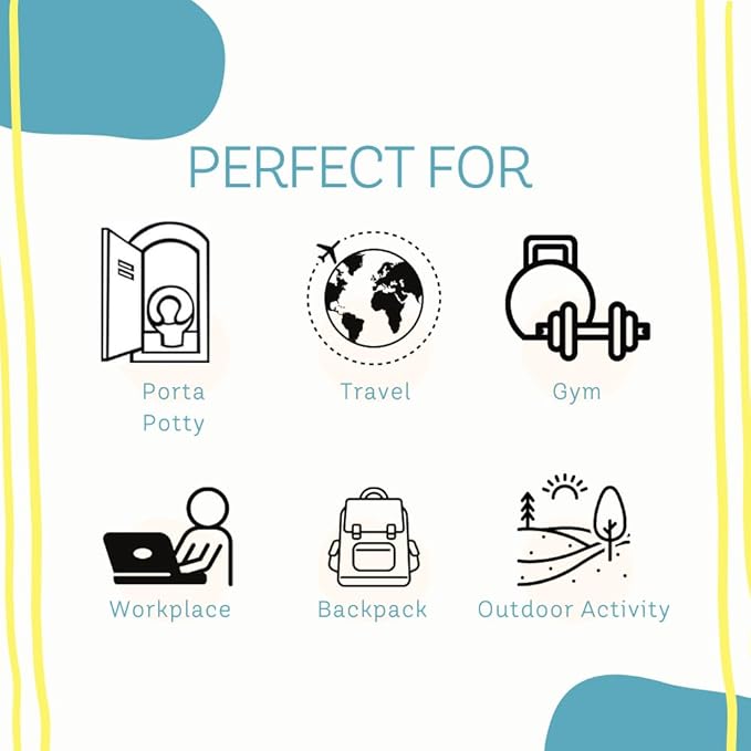 Stall Mates Wipes Witch Hazel: Flushable Wipes | Individually Wrapped | Travel Friendly | Soothing Witch Hazel | Unscented with Cucumber, Aloe and Chamomile | (30 on-the-go singles)