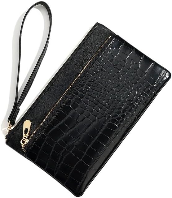 Genuine Leather Wristlet Clutch Purse for Women with RFID Blocking Small Crossbody Bag Shoulder Handbag Ideal Gift for Women
