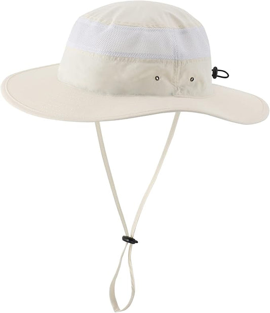 Home Prefer UPF 50+ Men's Sun Hat Wide Brim Bucket Hat UV Protection Hat for Mens Womens Beach Safari Gardening Golf Fishing