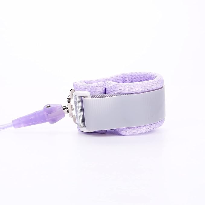 Toddlers Leash + Anti Lost Wrist Link Child Kids Safety Harness Kids Walking Wristband Assistant Strap Belt for Girl Pink Christmas Gift (Purple)