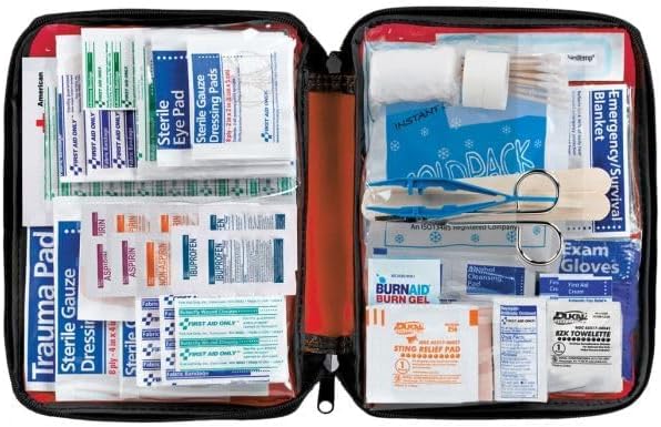 American Red Cross Officially Licensed Product, Deluxe All Purpose First Aid Kit, 299 Piece Emergency Medical Supplies to Treat Minor Injuries