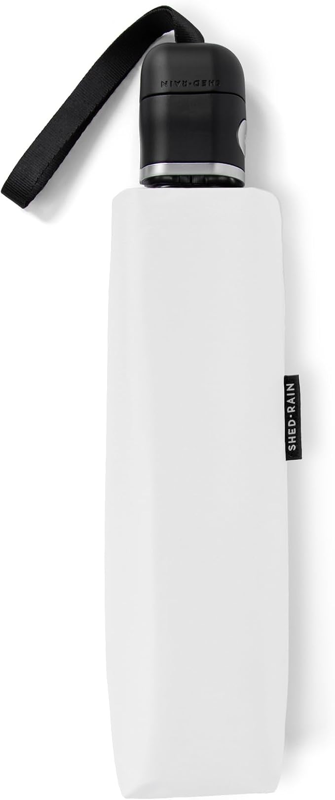 ShedRain Super-Slim Compact Travel Umbrella – Auto Open & Close Sun Protection Design, Lightweight Portable Wind-Resistant Model with UPF 50+ UV Block, 42" Arc & 10.5" Folded Size