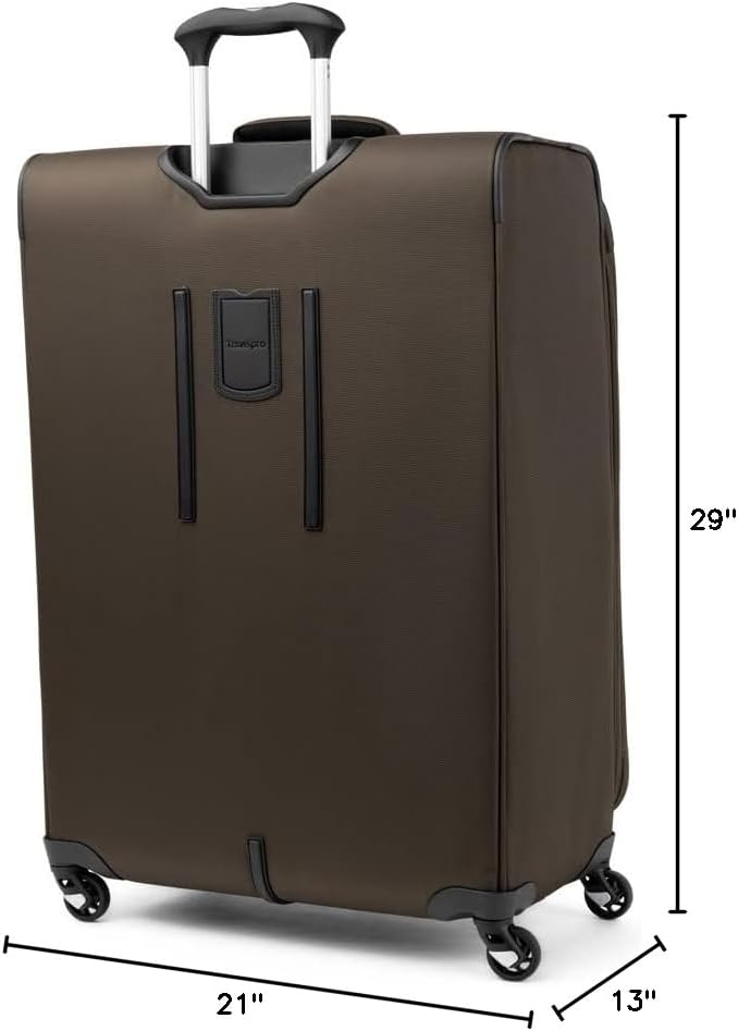 Travelpro Maxlite 5 Softside Expandable Checked Luggage with Spinner Wheels, Lightweight, 29-Inch — Mocha