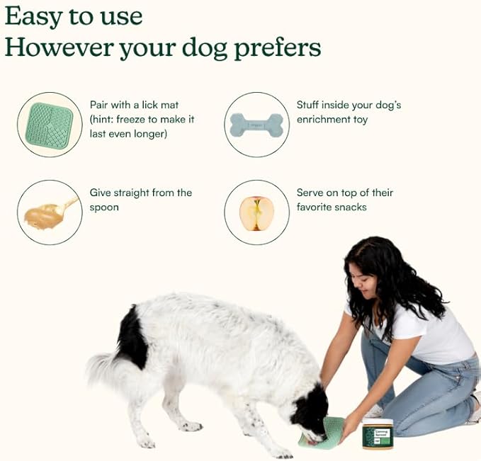 Reggie Calming Spread for Dogs | Natural Peanut Butter with Melatonin & L-Theanine to Reduce Hyperactivity, Separation Anxiety, & Stress | Vet-Approved for All Ages, Breeds, and Sizes - 30 Servings