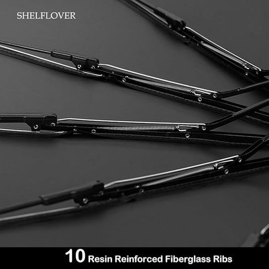 Folding Umbrella, Strong Compact Umbrella 10 RIBS