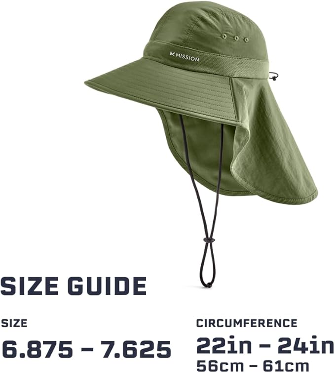 Cooling Sun Defender Sun Hat, UPF 50 UV Protection for Men Women, Wide Brim Outdoor Hat for Hiking, Fishing, Beach, Gardening