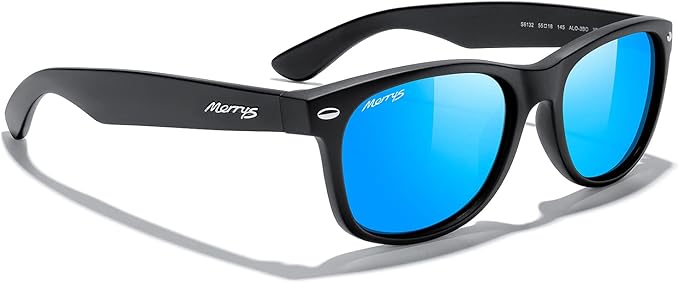 MERRY'S Polarized Unisex Shades Sunglasses for Men and Women Vintage Polarized Sun Glasses Mirror Lens