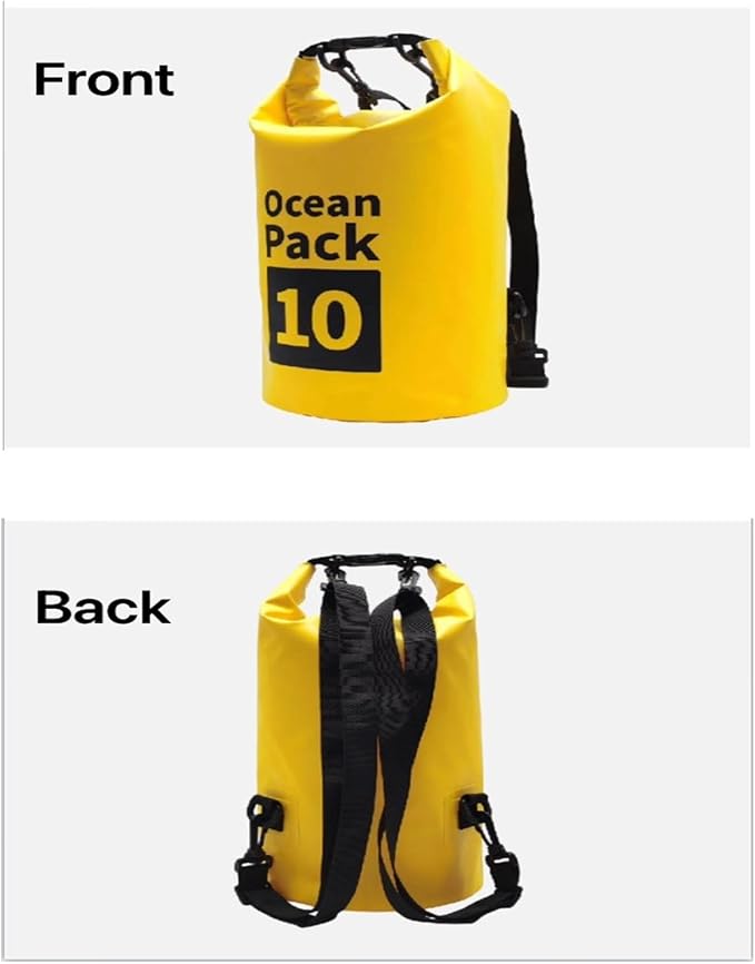 Waterproof Phone Pouch with Adjustable Shoulder Strap - 10l Phone Protector Waterproof Bag for Women and Men - Extra Large Beach Bag or Rain Gear