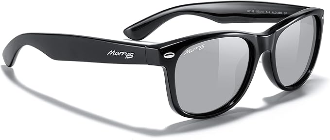 MERRY'S Polarized Unisex Shades Sunglasses for Men and Women Vintage Polarized Sun Glasses Mirror Lens