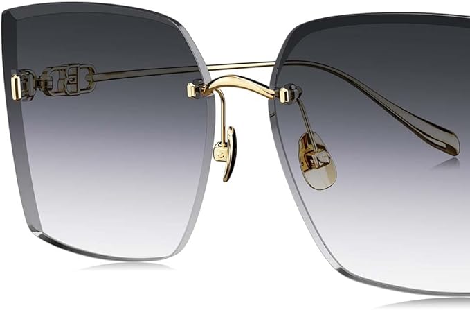 BOLON Women Trendy Elegant Oversized Square Sunglasses, Exclusive Eyewear Brand of EssilorLuxottica