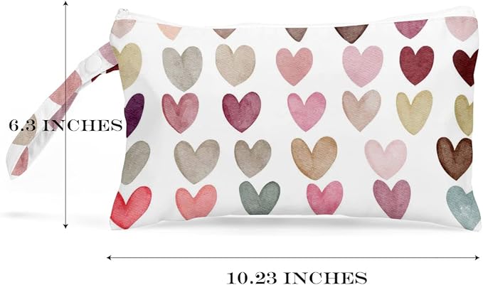 Wet Dry Bag for Swimsuit, Travel, Beach, Pool, Diapers, Dirty Yoga Gym Clothes, Toiletries, Makeup - Waterproof Weekender Bags for Women's Trip Gifts Favors, 2 Pcs