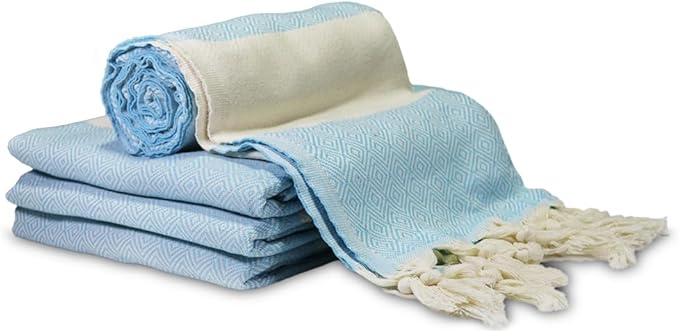 40x70 Personalized Beach Towel - Beach Bachelorette & Bridesmaid Gifts - Turquoise