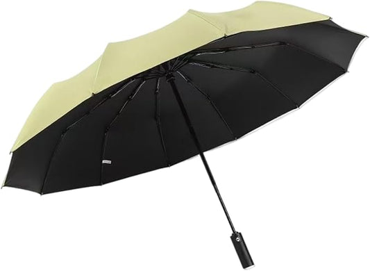 12 Ribs Travel Essentials Umbrella Automatic Folding Rain Umbrella Windproof Compact collapsible,Fits Cars&Backpack Travel size