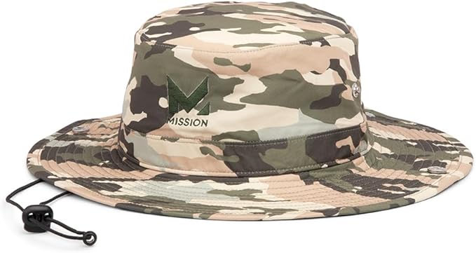 MISSION Cooling Bucket Hat - Unisex Wide-Brim Hat for Men & Women - Lightweight, Foldable & Durable - Cools Up to 2 Hours