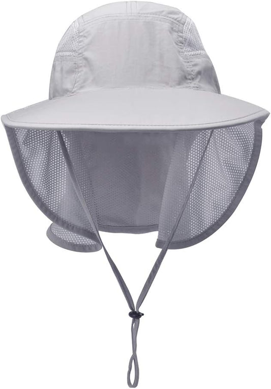 Unisex Outdoor Activities UV Protecting Sun Hats with Neck Flap