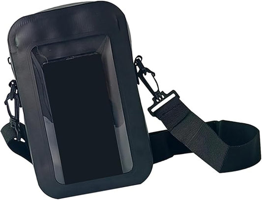 HUJIUTUO Waterproof Phone Pouches for Outdoor Activities Touch Screens Phones Dry Bag with Adjustable Strap for Most Smartphones