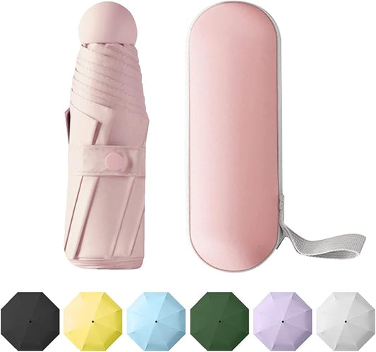 Super Compact Auto Umbrella - Your Lifetime Pocket Companion, UPF 50+ Sun & Rain Protection, Fits Any Purse, Lightweight Travel Essential
