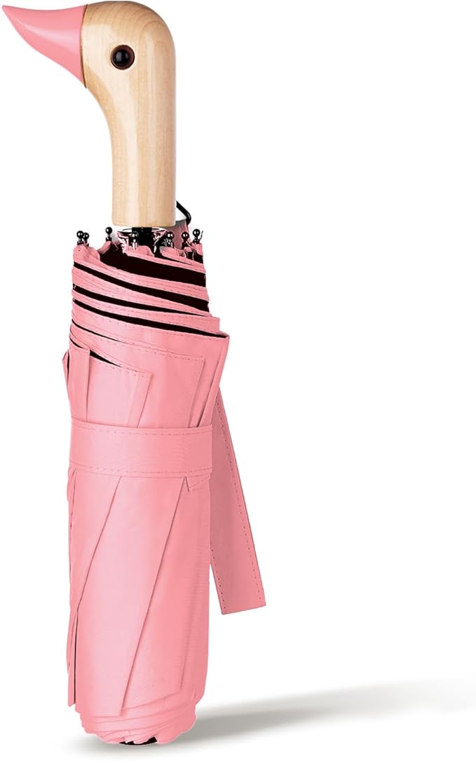 Duck Umbrella - Compact Travel Umbrella with a Cute Duck Head Handle for Women