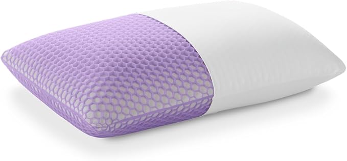 Purple Harmony Pillow - King Tall, Greatest Pillow Ever Invented, 360º Hex Grid & Talalay Latex Core - No Pressure Support, Stays Cool, Luxurious Comfort