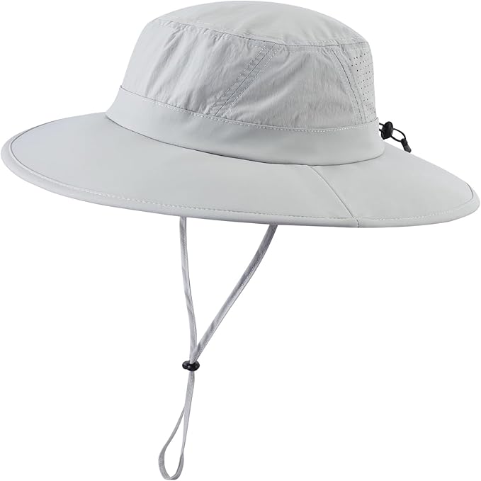 Home Prefer UPF 50+ Sun Hats for Men Women Foldable Wide Brim Fishing Hat Quick Dry Summer Outdoor Garden Safari Bucket Hat