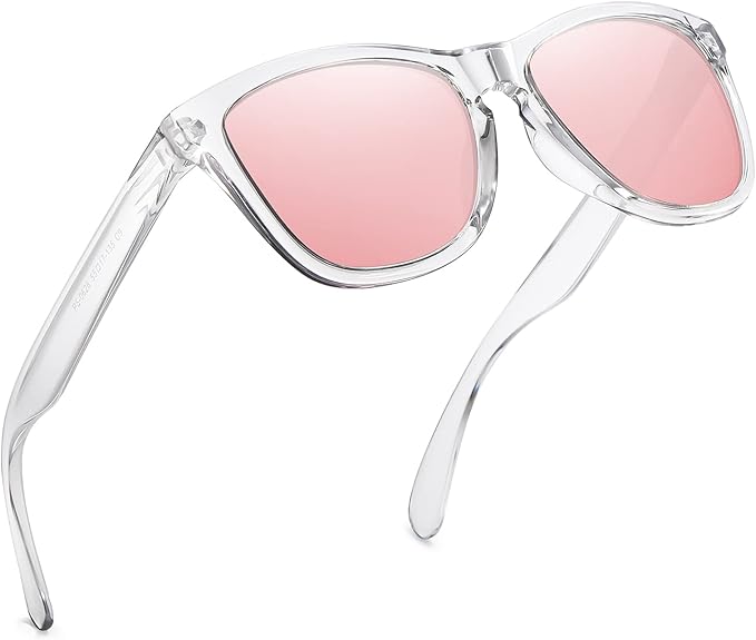 Sunglasses Womens Polarized Sunglasses for Mens Womens Retro Mirror Lens for Driving Fishing UV400 Protection