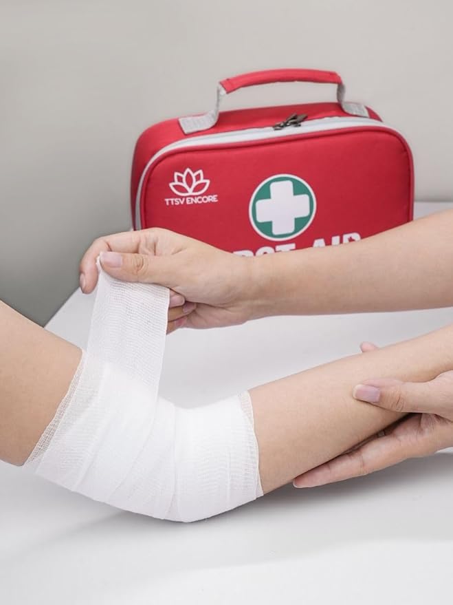 258-Piece 2-in-1 Emergency First Aid Kit for Home, Car, Camping & Hiking – Waterproof Portable Survival Medical Kit with Mini 1st Aid Pouch – Trauma, Travel, Disaster Preparedness Supplies