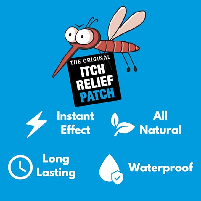 Moskinto The Original Itch Relief Patch, Mosquito Bite Patches for All Ages, Instant Relief Natural Patch for Bug Bites, Travel Pack + Family Pack, Nude & Colorful Patches, 66 Count